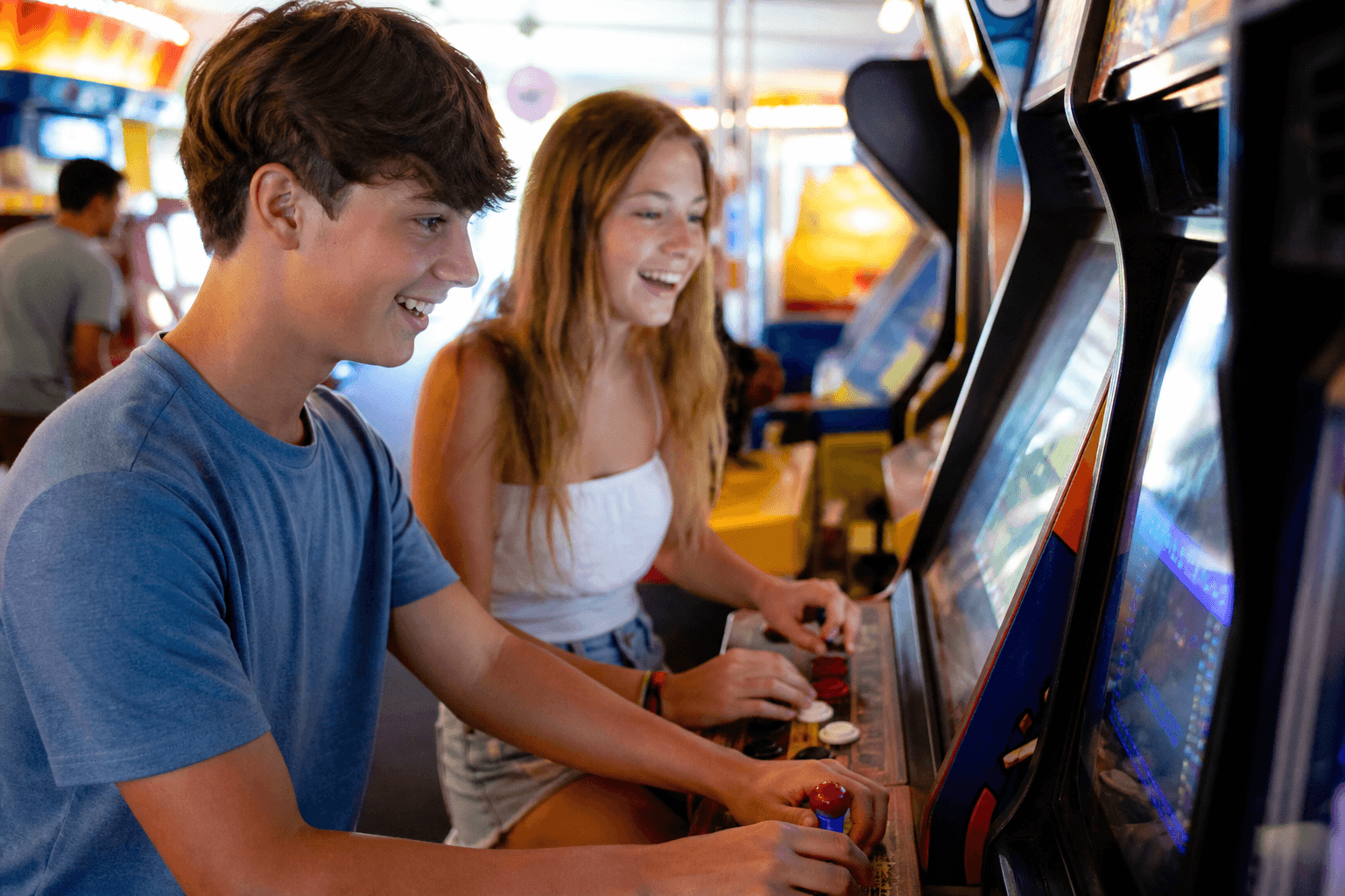 Ocean City arcade credits: a teen plan that does not waste them — Beach Blog photo, Ocean City, Maryland