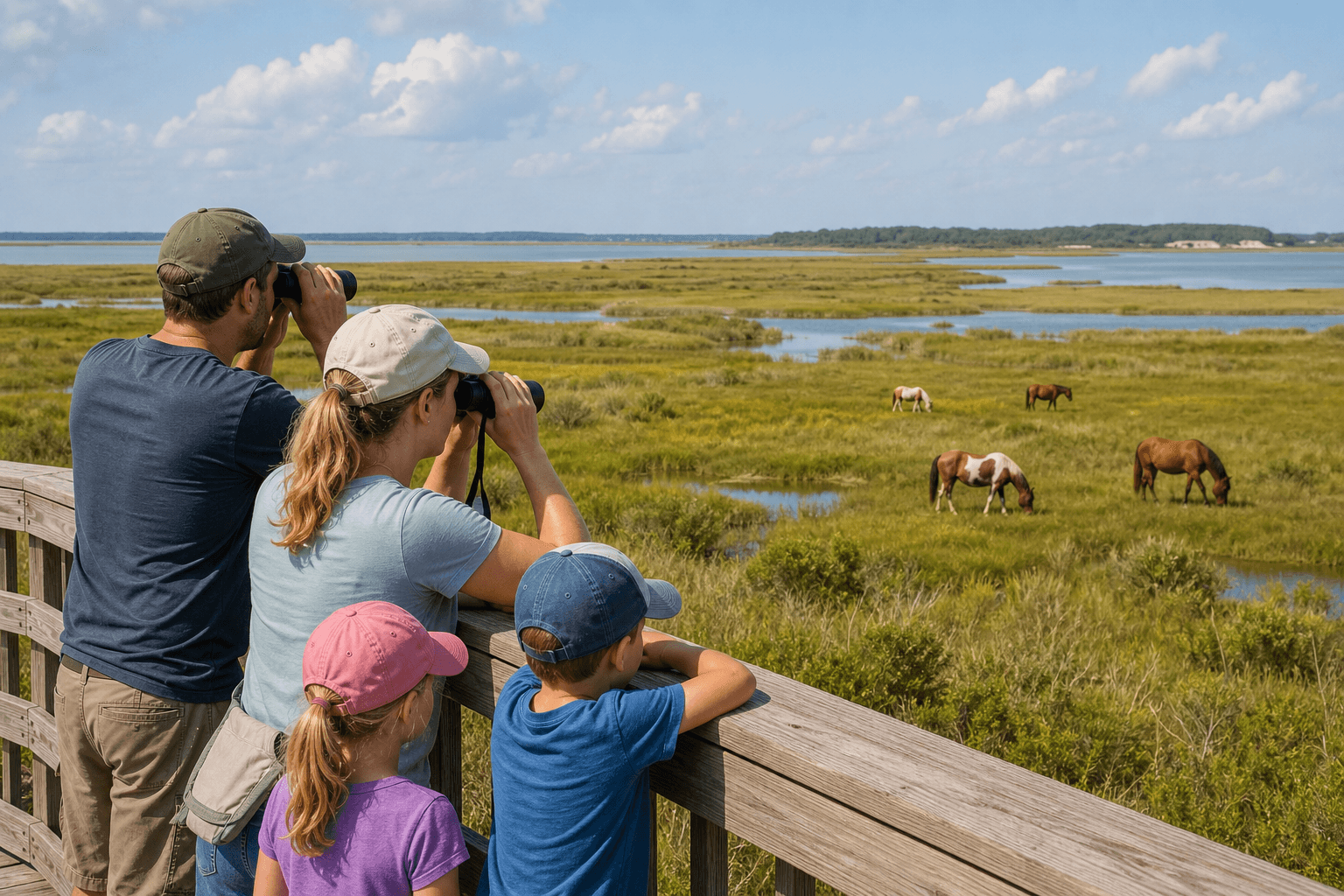 Ocean City to Assateague binoculars day trip: let distance do the work — Beach Blog photo, Ocean City, Maryland