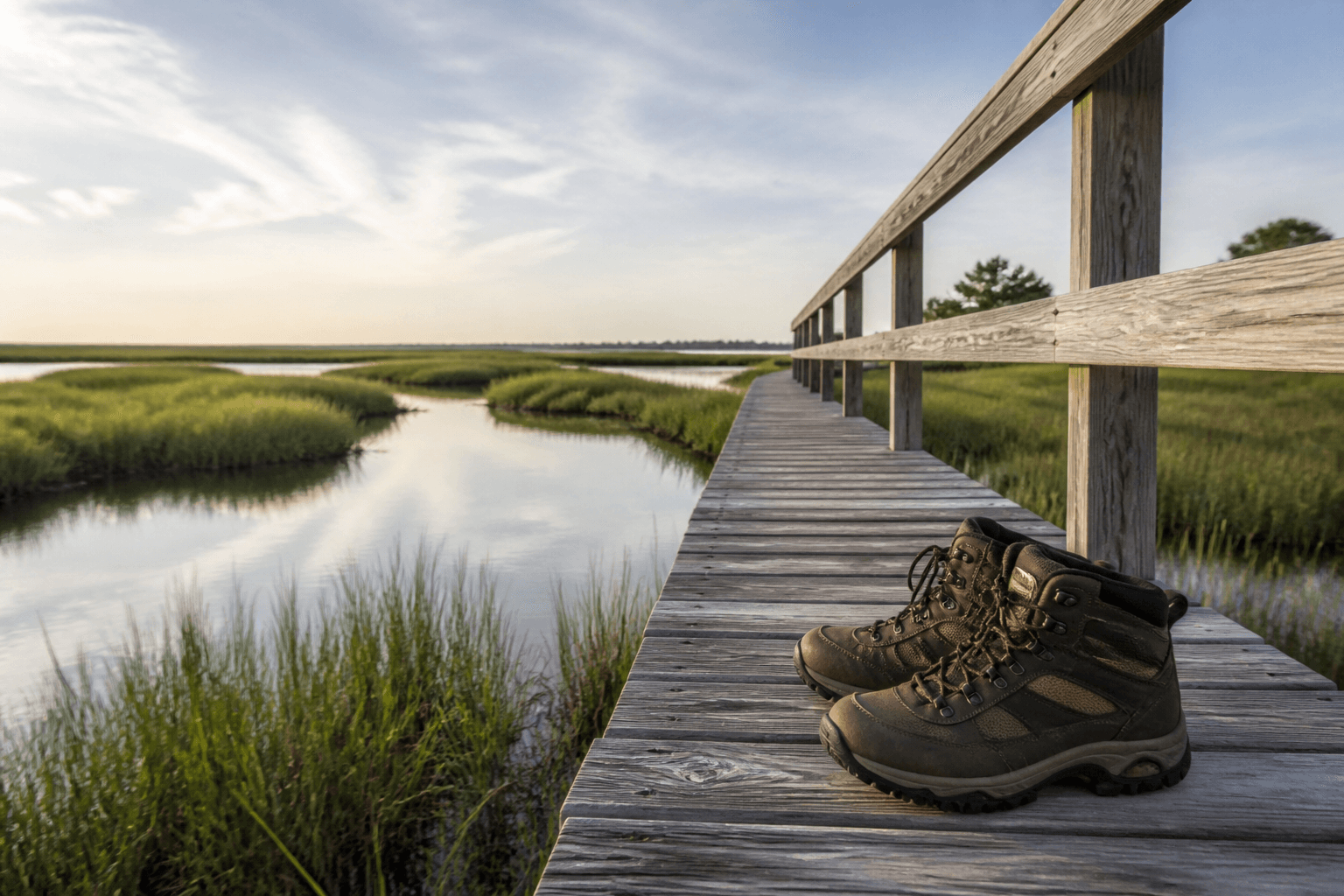 Ocean City to Assateague boardwalk shoe plan: choose grip over style — Beach Blog photo, Ocean City, Maryland