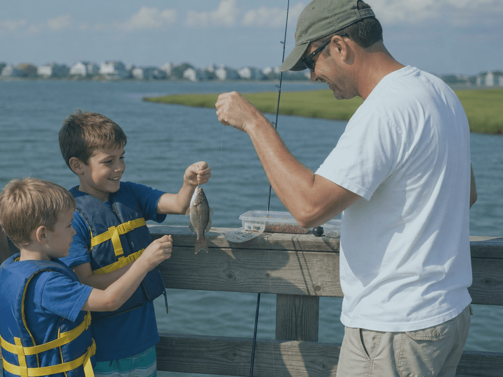 Ocean City back-bay panfish day: bloodworms, structure, and a cooler full of surprises — supporting Beach Blog photo, Ocean City, Maryland