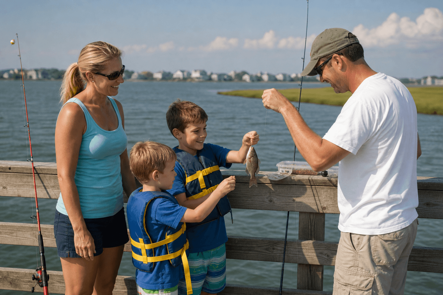 Ocean City back-bay panfish day: bloodworms, structure, and a cooler full of surprises — Beach Blog photo, Ocean City, Maryland