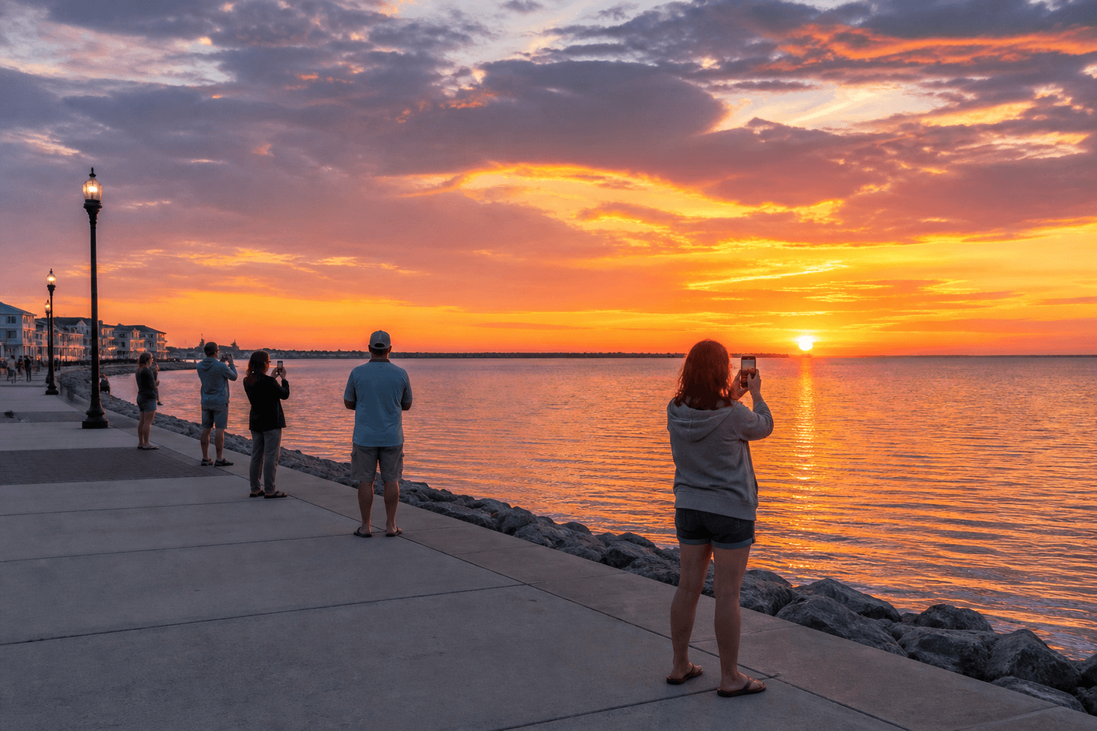 Ocean City bay sunset photo etiquette: get the view without taking over — Beach Blog photo, Ocean City, Maryland