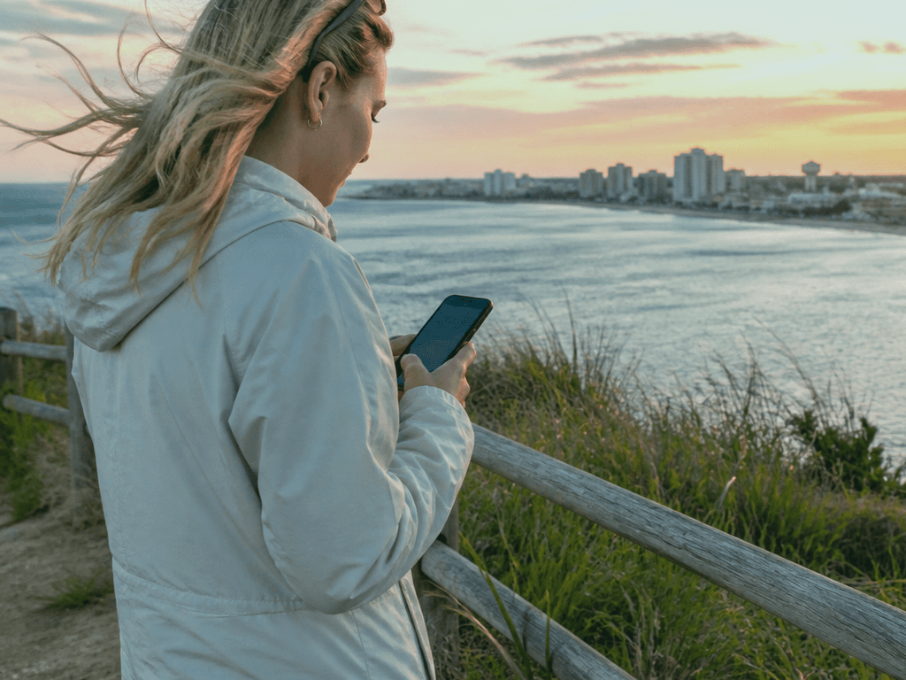 Ocean City bay sunset weather check before you leave the room — supporting Beach Blog photo, Ocean City, Maryland