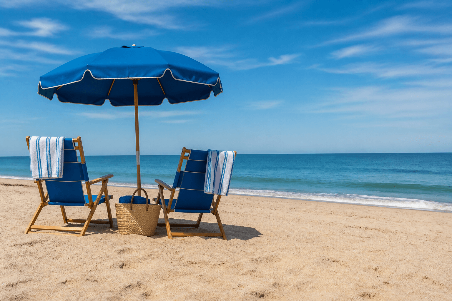 Ocean City beach chair setup: shade, space, and a calmer base camp — Beach Blog photo, Ocean City, Maryland