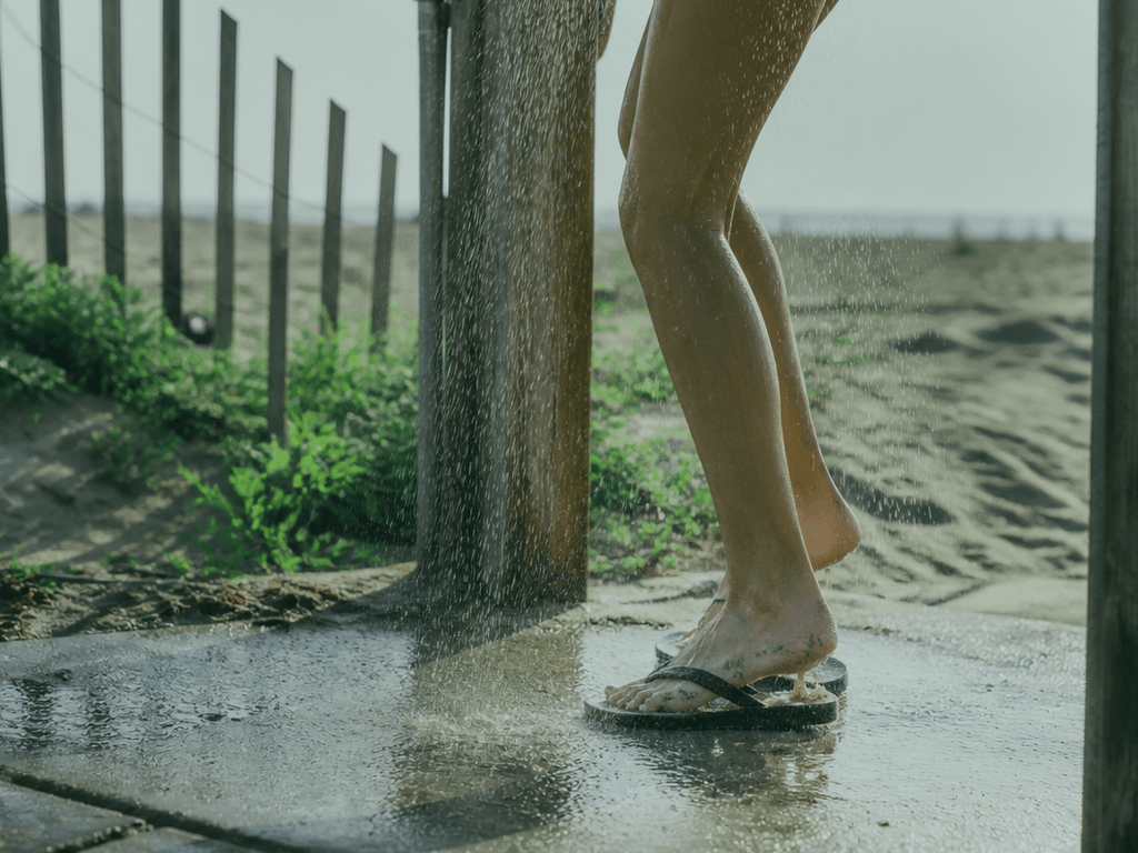 Ocean City beach shower etiquette: rinse, reset, and share the space — supporting Beach Blog photo, Ocean City, Maryland