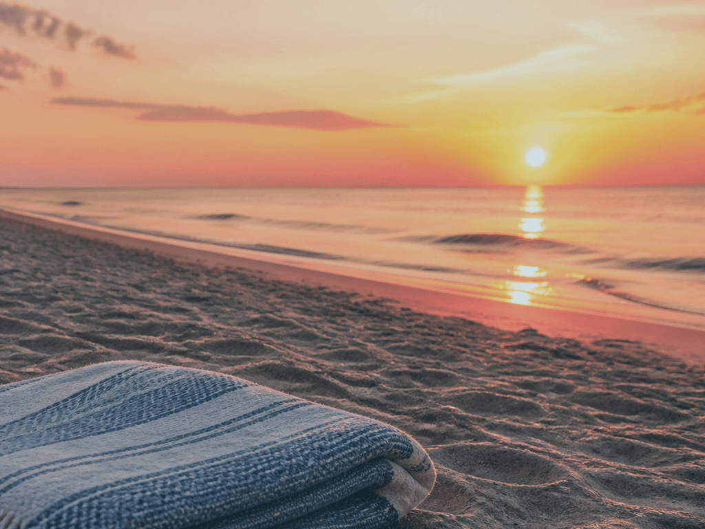 Ocean City beach sunset blanket plan: keep the last hour easy — supporting Beach Blog photo, Ocean City, Maryland