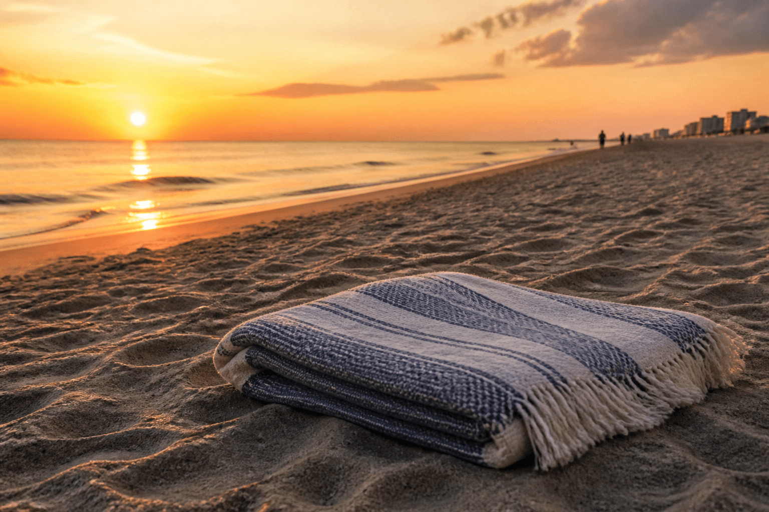 Ocean City beach sunset blanket plan: keep the last hour easy — Beach Blog photo, Ocean City, Maryland