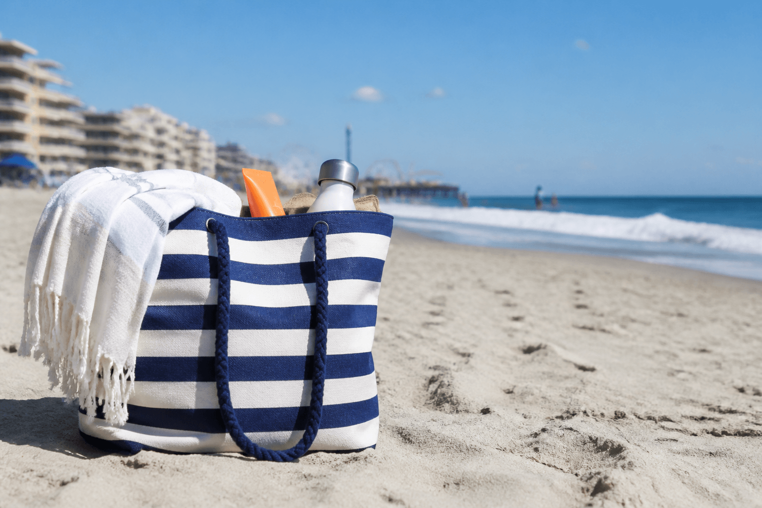 Ocean City beach tote essentials: a lighter bag for a better day — Beach Blog photo, Ocean City, Maryland