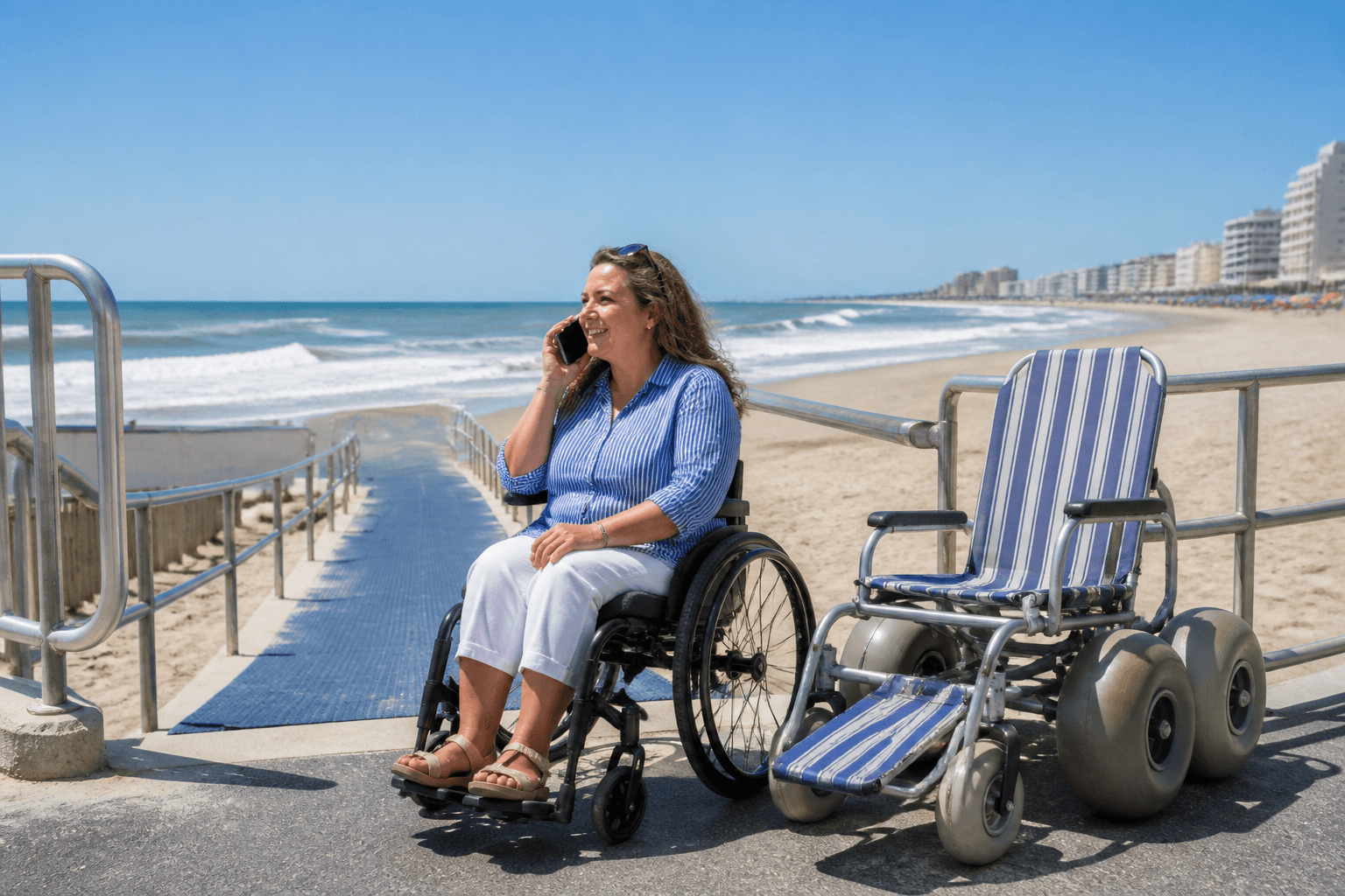 Ocean City beach wheelchair reservation call: confirm the details before the sand — Beach Blog photo, Ocean City, Maryland