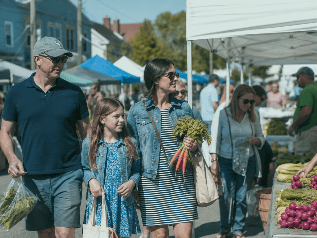 Berlin farm market morning from Ocean City — supporting Beach Blog photo, Ocean City, Maryland