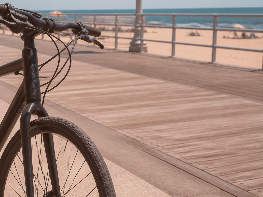 Ocean City bike lock and parking basics for vacation riders — supporting Beach Blog photo, Ocean City, Maryland