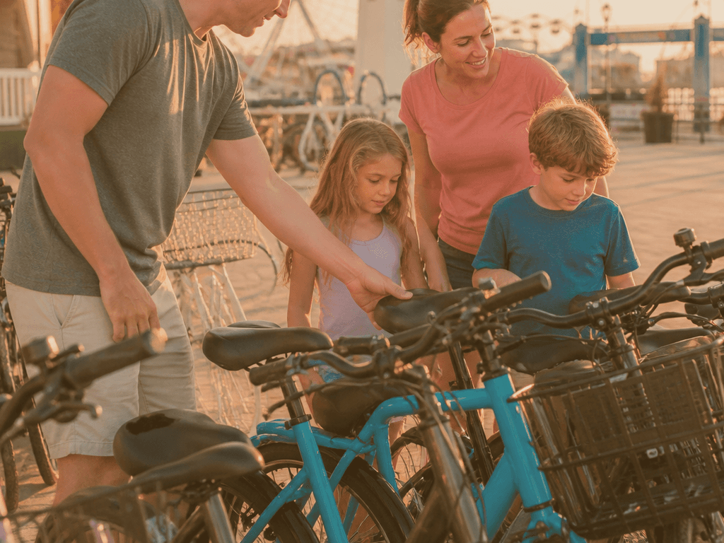 Ocean City family bike rental basics — supporting Beach Blog photo, Ocean City, Maryland
