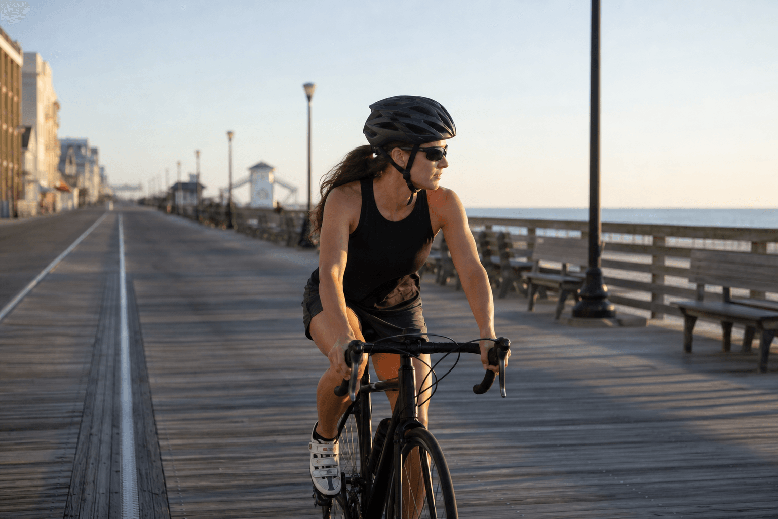 Ocean City Boardwalk biking: an early-morning plan — Beach Blog photo, Ocean City, Maryland