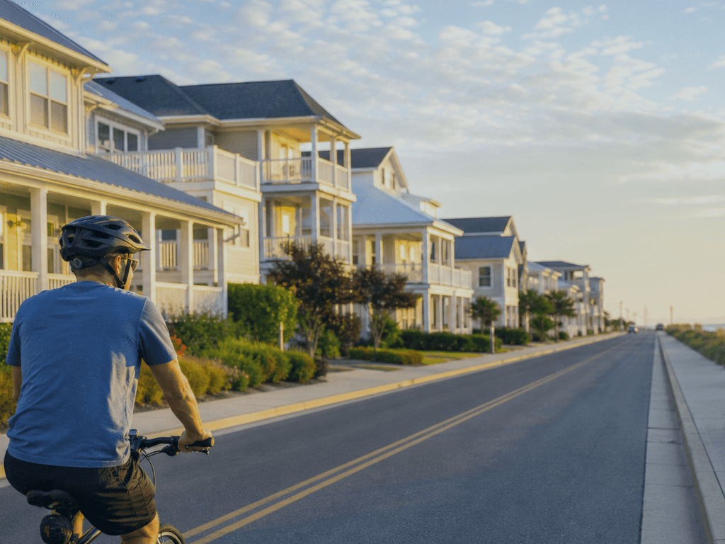 Ocean City biking quiet-street route: pick comfort over mileage — supporting Beach Blog photo, Ocean City, Maryland