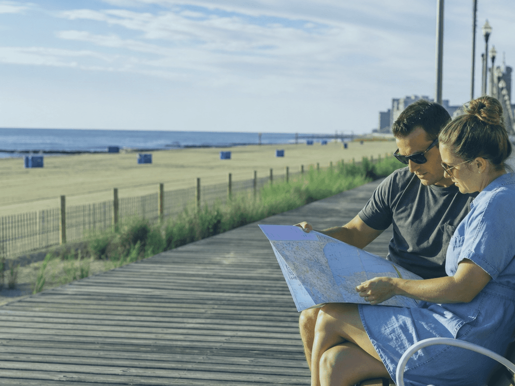 ocean city boardwalk history walk — supporting Beach Blog photo, Ocean City, Maryland