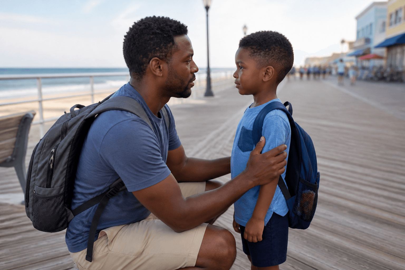 Ocean City Boardwalk lost-child plan: a calm safety talk before the walk — Beach Blog photo, Ocean City, Maryland