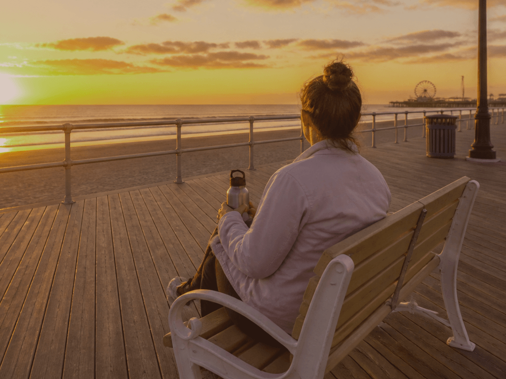 Ocean City Boardwalk sunrise bench plan: give yourself ten unhurried minutes — supporting Beach Blog photo, Ocean City, Maryland