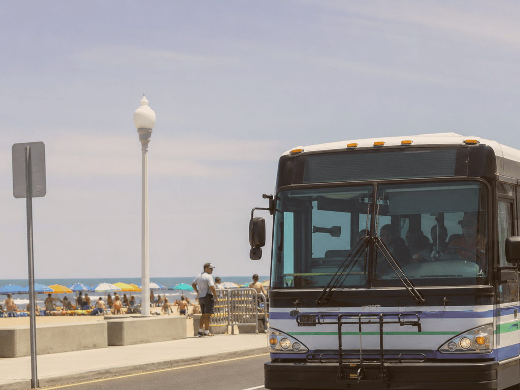 Ocean City bus beach-day route: make the return trip easy — supporting Beach Blog photo, Ocean City, Maryland