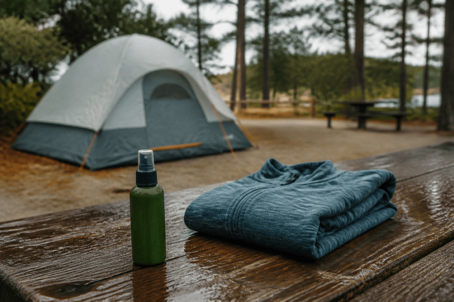 Ocean City campground bug-spray plan: apply before the first bite — Beach Blog photo, Ocean City, Maryland