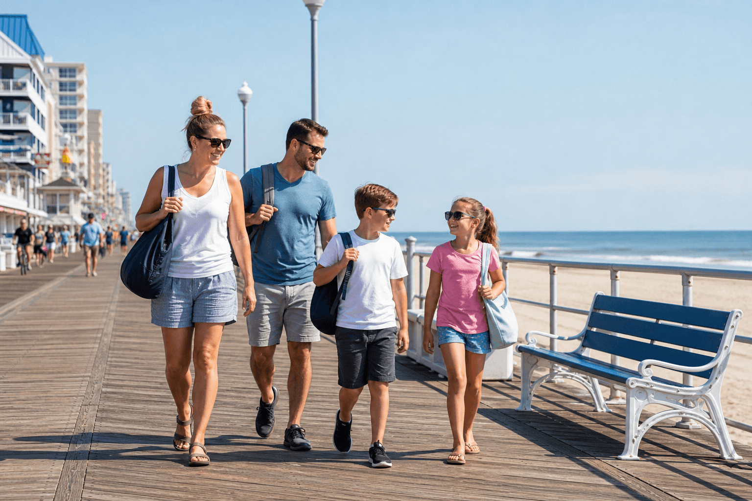 Ocean City car-free Boardwalk day: a realistic family route — Beach Blog photo, Ocean City, Maryland