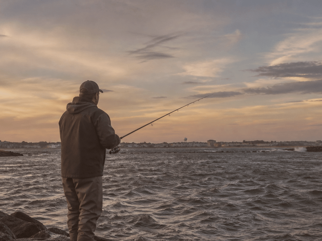Fall striped bass and bluefish around Ocean City: cooler water, thinner crowds, sharper windows — supporting Beach Blog photo, Ocean City, Maryland