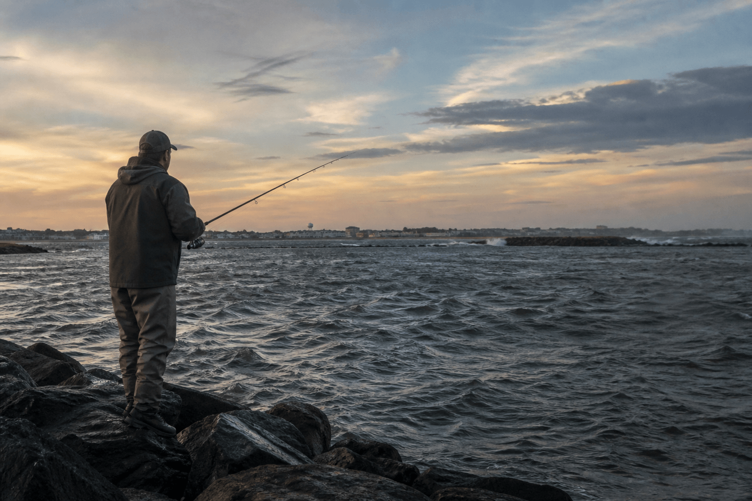 Fall striped bass and bluefish around Ocean City: cooler water, thinner crowds, sharper windows — Beach Blog photo, Ocean City, Maryland
