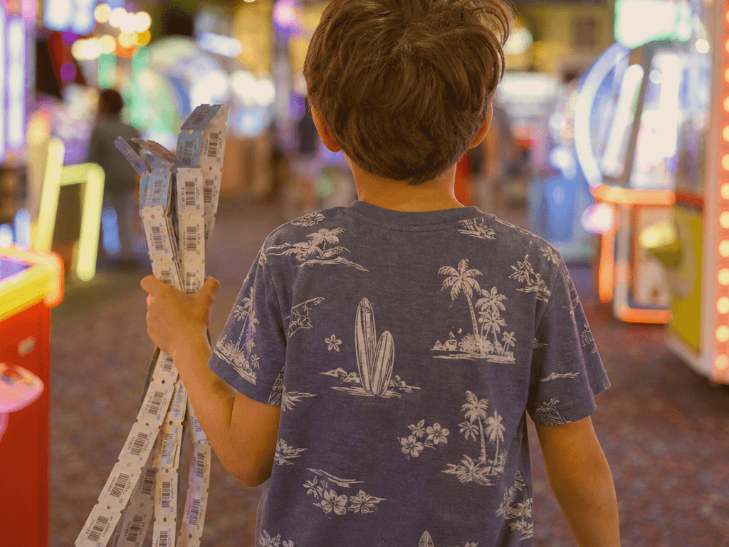 Ocean City family arcade ticket plan: decide the finish line first — supporting Beach Blog photo, Ocean City, Maryland