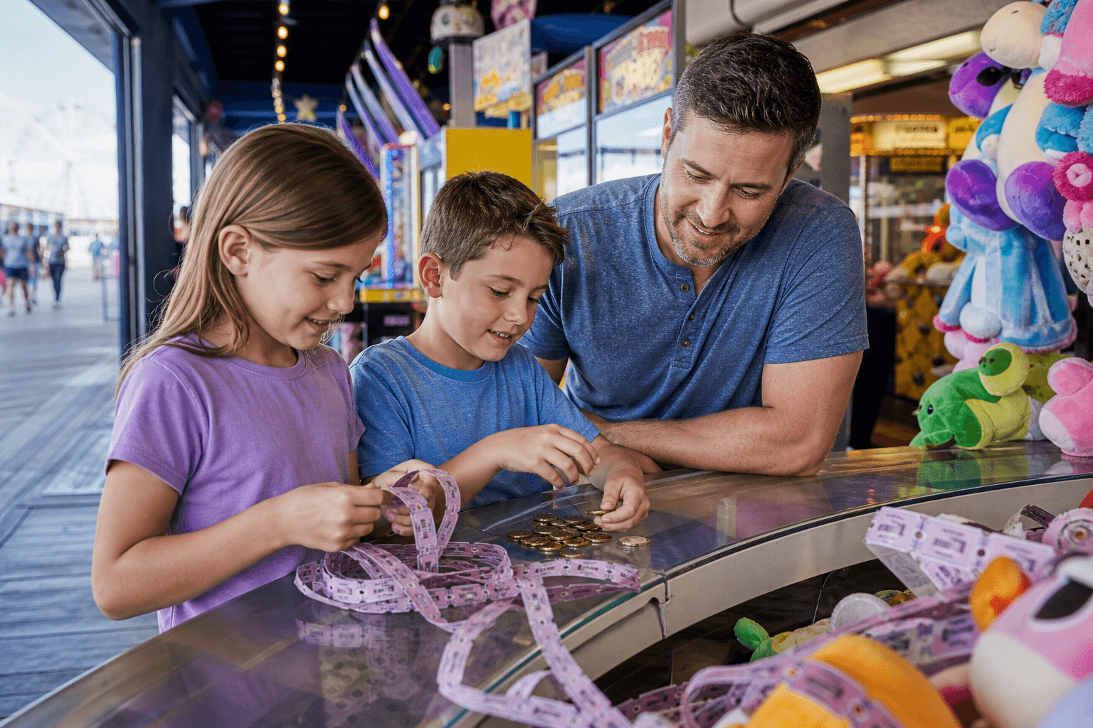Ocean City family arcade token budget: decide the number before the lights do — Beach Blog photo, Ocean City, Maryland