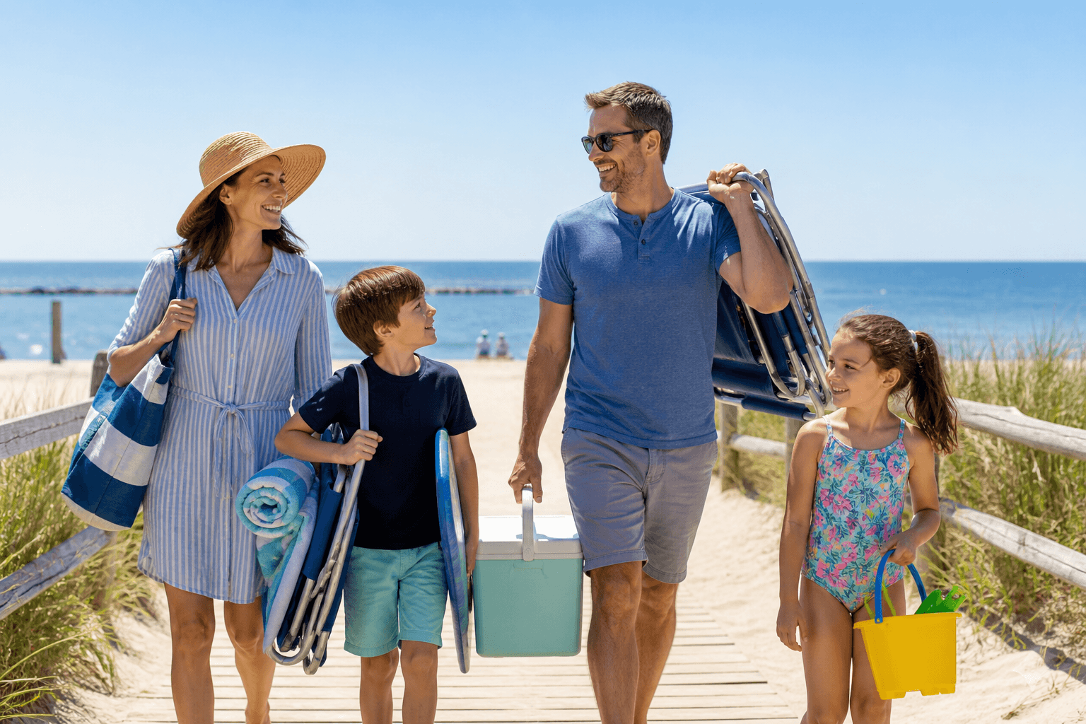 Ocean City family beach entry routine: start the sand day without chaos — Beach Blog photo, Ocean City, Maryland