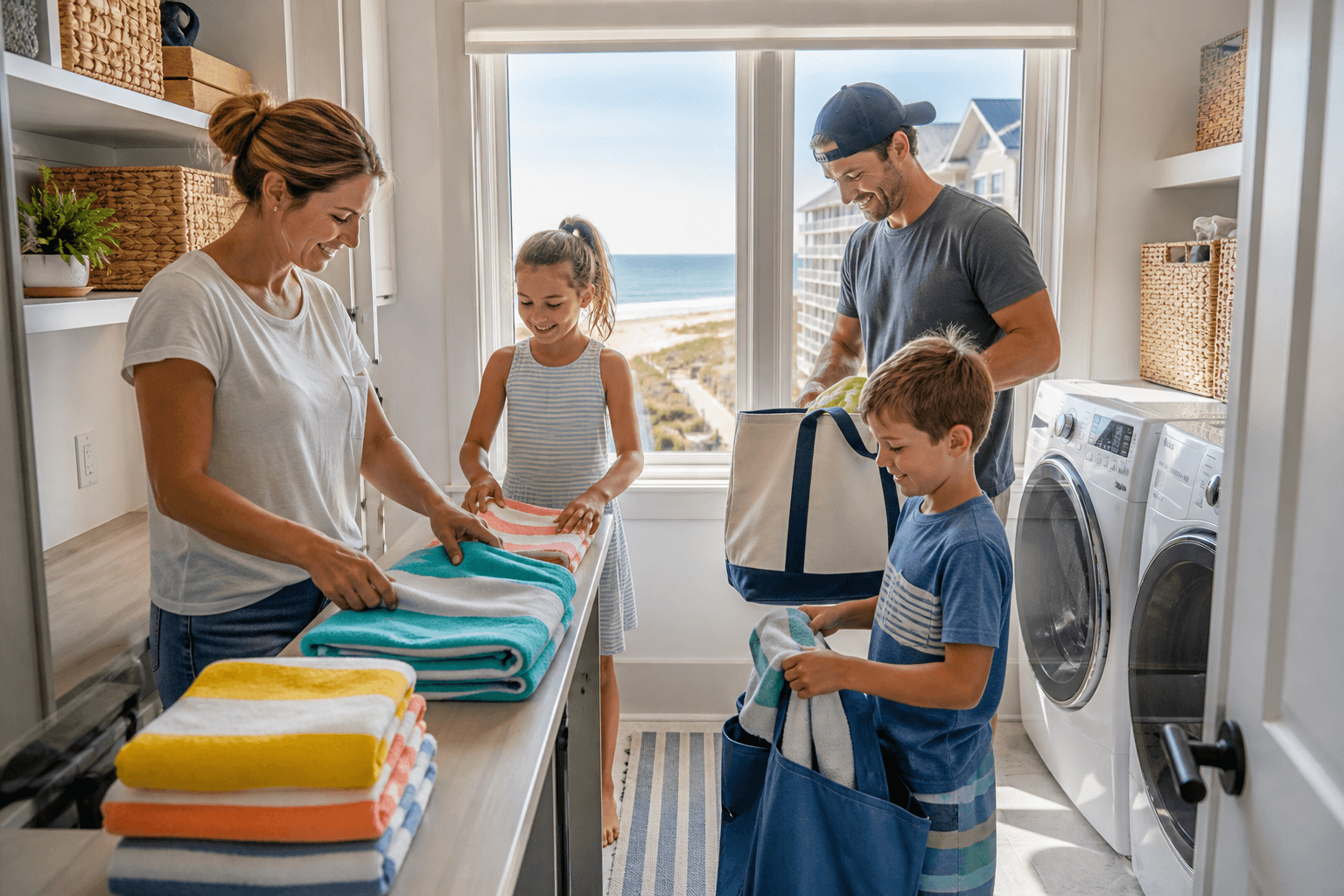 Ocean City family laundry midweek reset: buy back your suitcase space — Beach Blog photo, Ocean City, Maryland