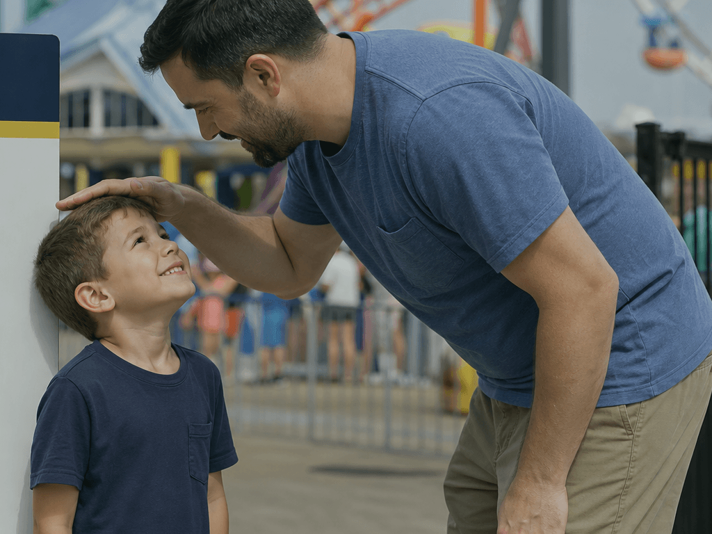 Ocean City family ride height check: know before the line — supporting Beach Blog photo, Ocean City, Maryland