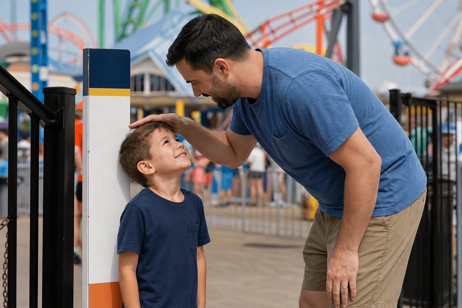 Ocean City family ride height check: know before the line — Beach Blog photo, Ocean City, Maryland