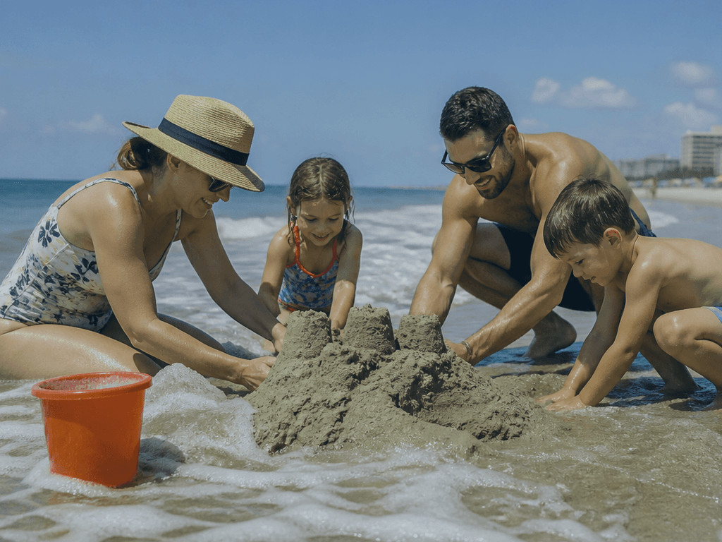 Ocean City family sandcastle tide plan: build when the beach helps you — supporting Beach Blog photo, Ocean City, Maryland