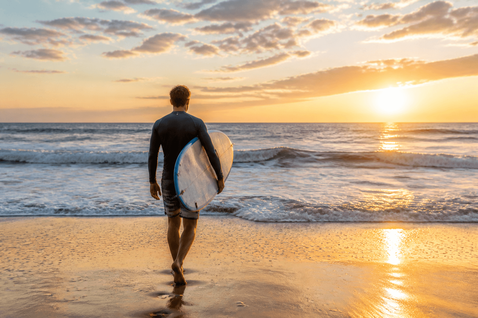 Ocean City first surfboard carry: keep people clear — Beach Blog photo, Ocean City, Maryland