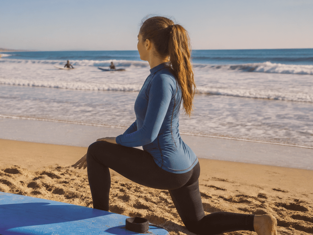 Ocean City first-time surf warmup: start your lesson ready to learn — supporting Beach Blog photo, Ocean City, Maryland