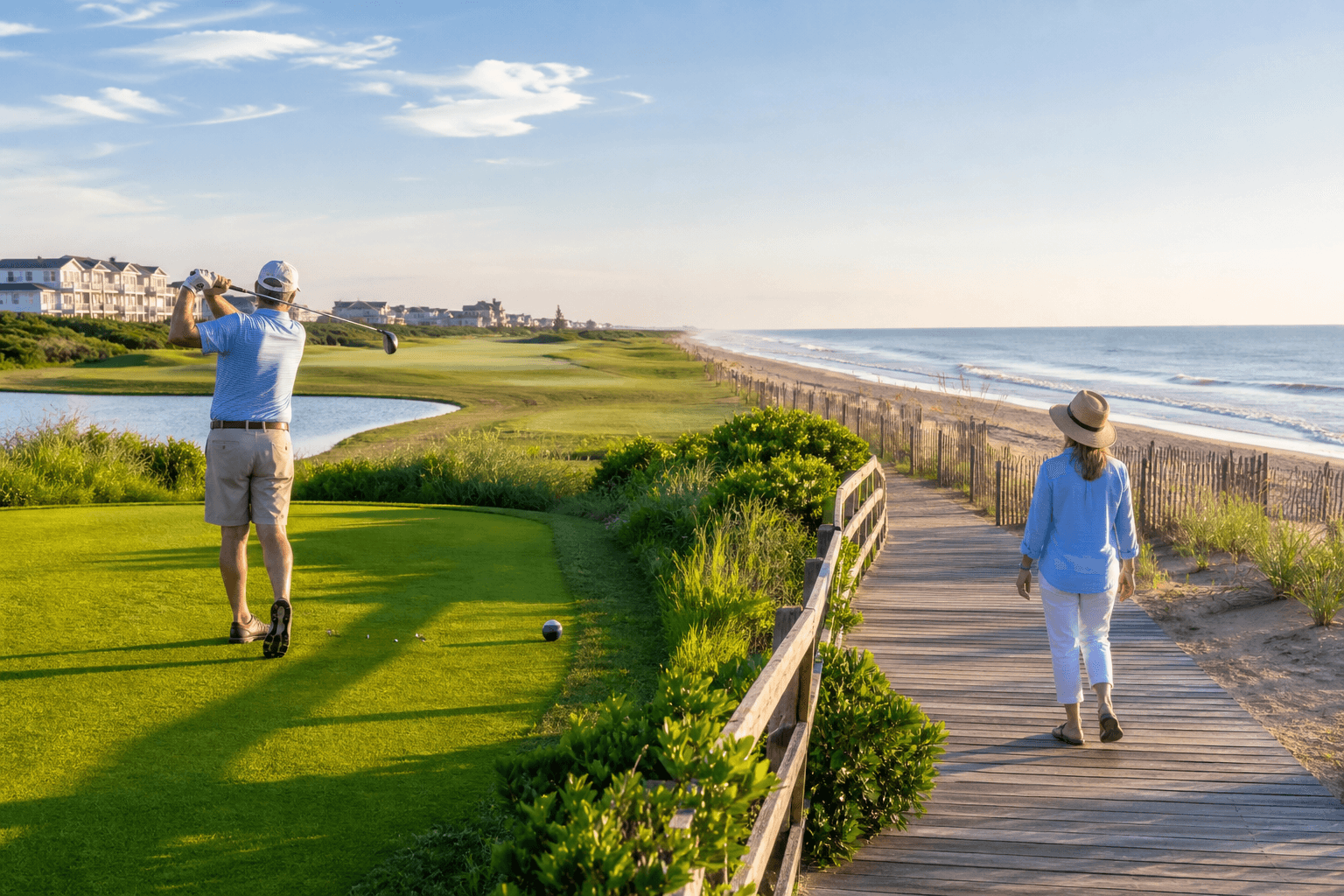 Ocean City golf morning for non-golfers: make the split day work — Beach Blog photo, Ocean City, Maryland