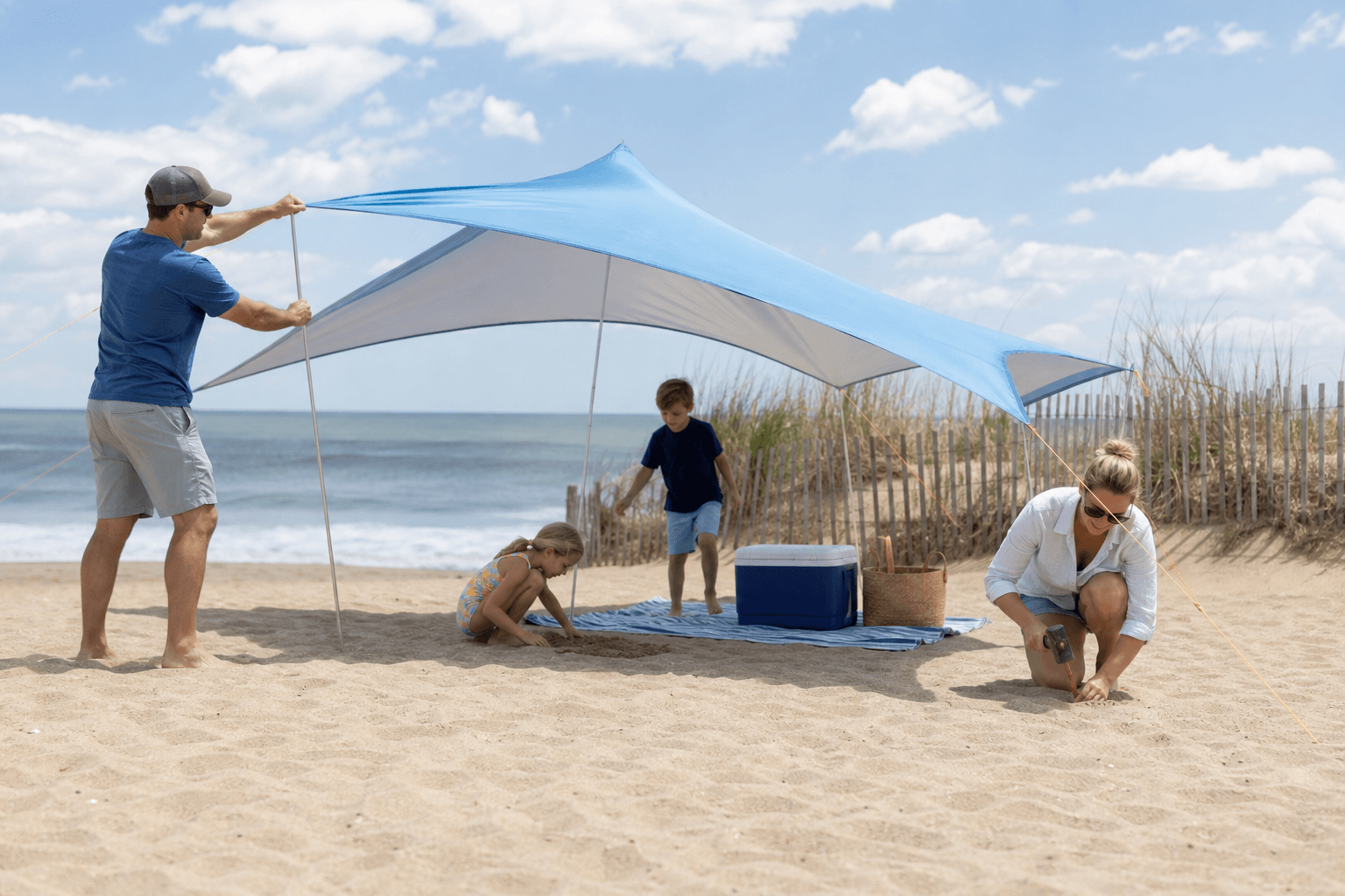 Ocean City group sunshade plan: shade without a beach-engineering project — Beach Blog photo, Ocean City, Maryland