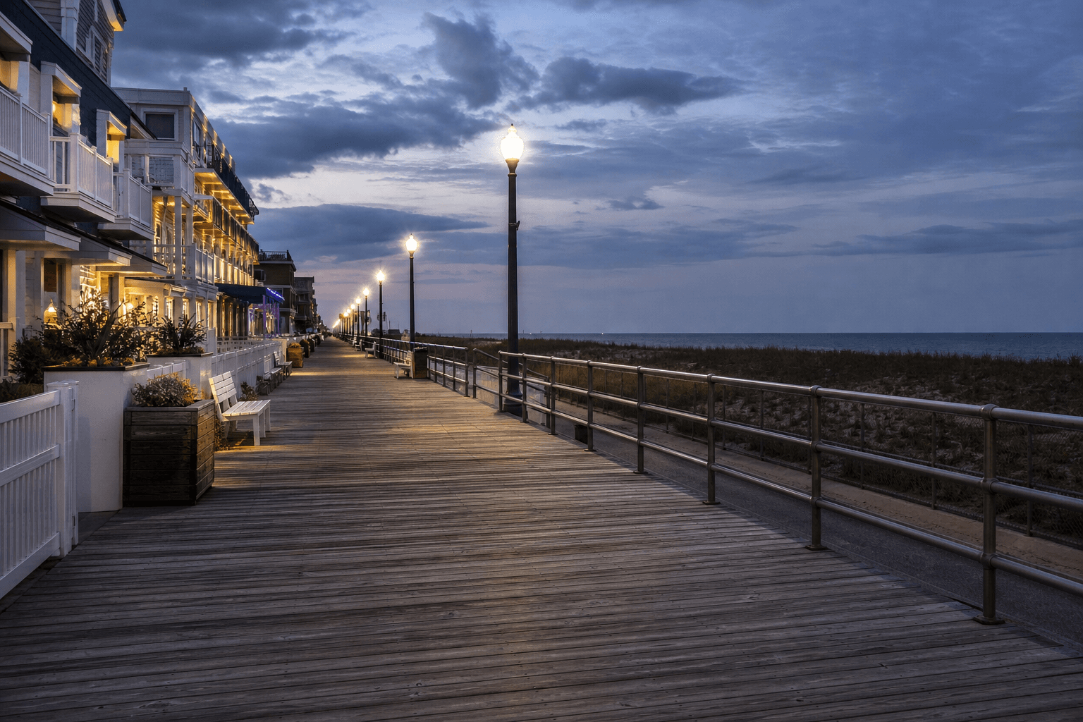 Ocean City heat-index evening walk: choose the cooler window — Beach Blog photo, Ocean City, Maryland