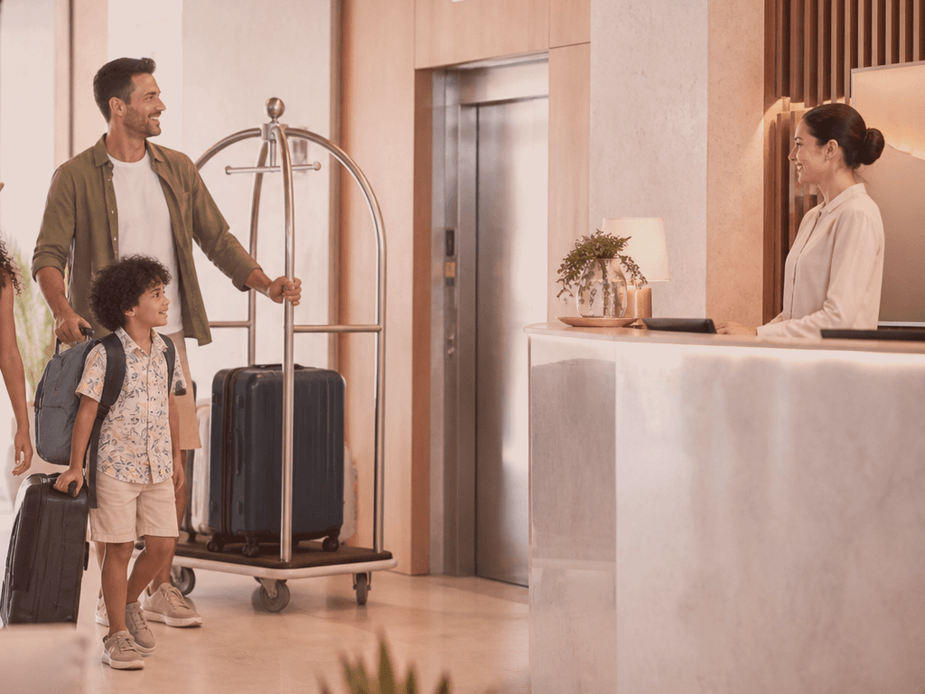 Ocean City hotel elevator rush at check-in: avoid the luggage bottleneck — supporting Beach Blog photo, Ocean City, Maryland