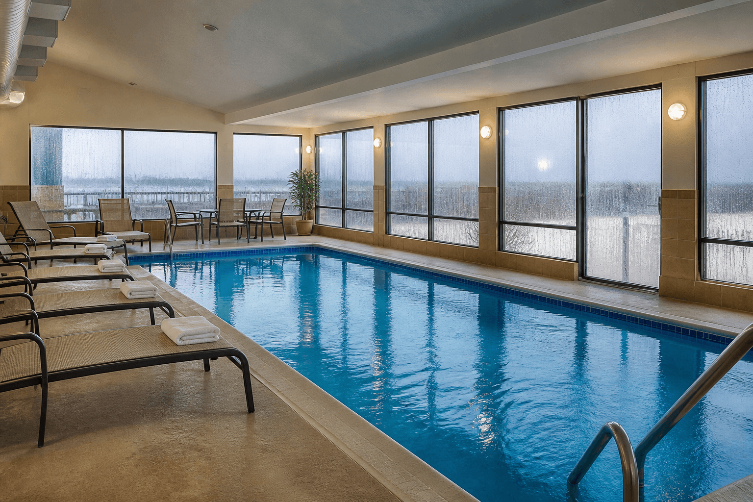 Ocean City hotel pool weather backup: ask before the clouds arrive — Beach Blog photo, Ocean City, Maryland