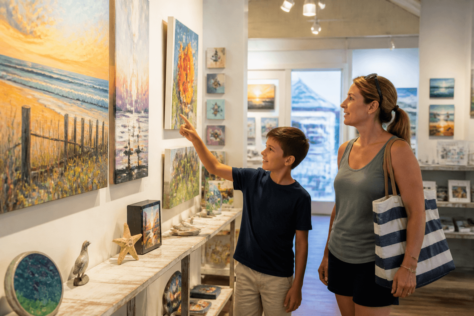 Ocean City indoor art afternoon for families who need a slower day — Beach Blog photo, Ocean City, Maryland
