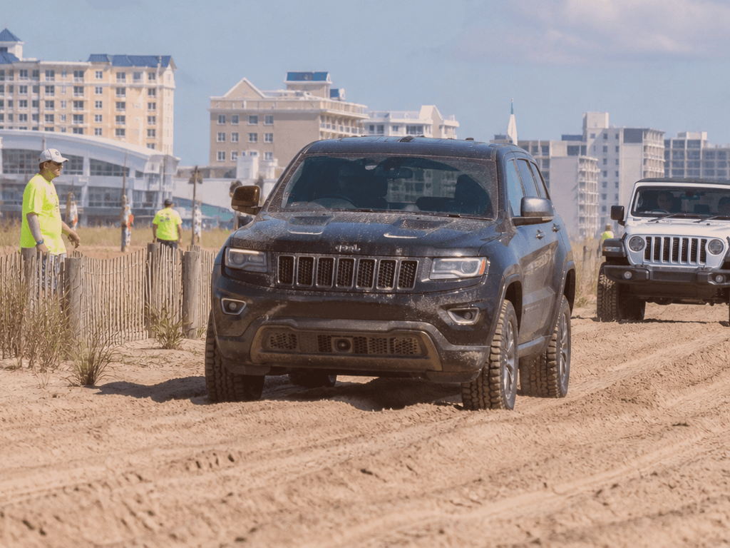 Ocean City Jeep Fest: sand courses, Convention Center vendors, and trailer honesty — supporting Beach Blog photo, Ocean City, Maryland