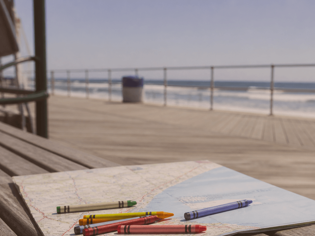 Ocean City kids Boardwalk map game: a walk with a mission — supporting Beach Blog photo, Ocean City, Maryland