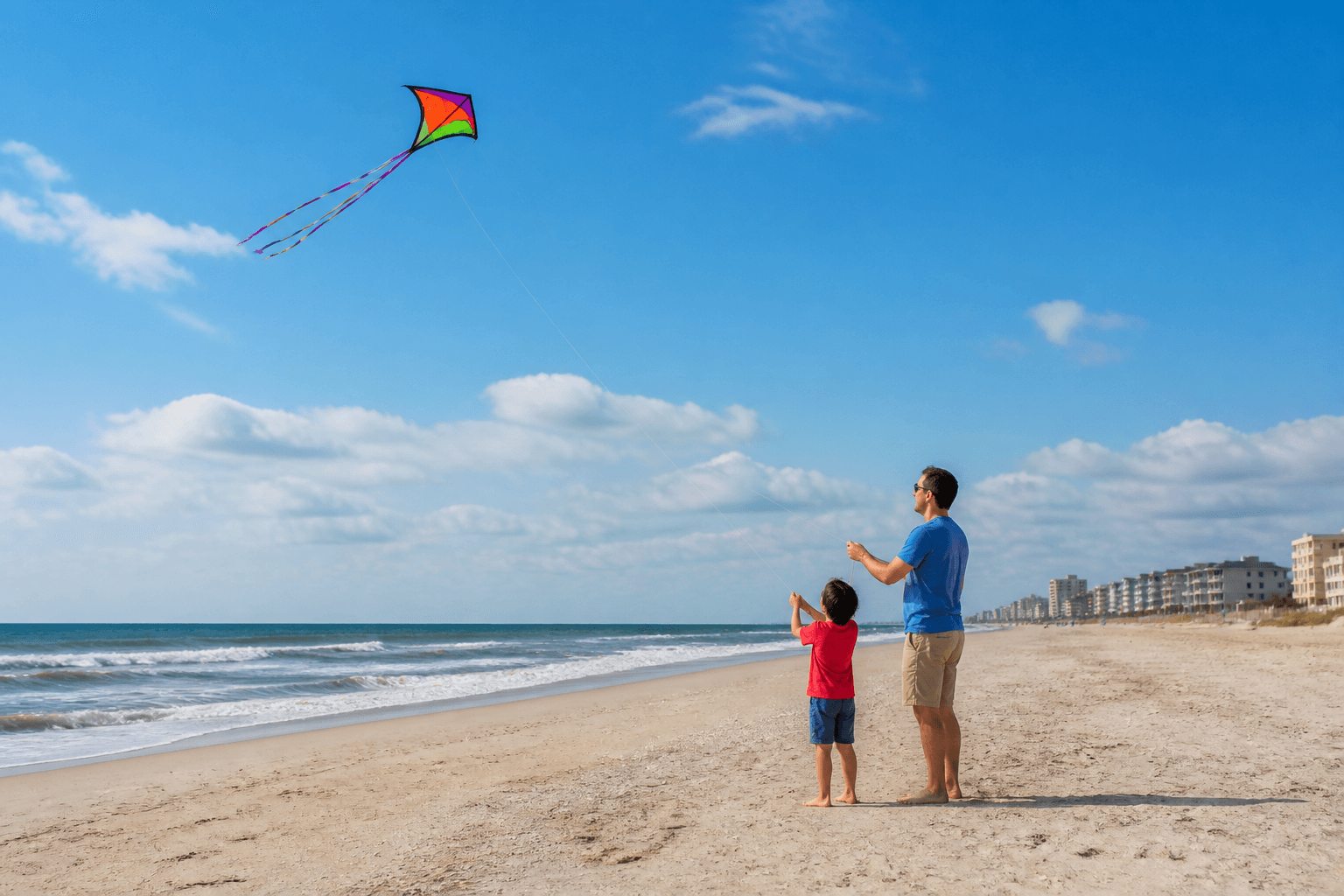 Ocean City kite-flying family window: how to keep it fun and safe — Beach Blog photo, Ocean City, Maryland