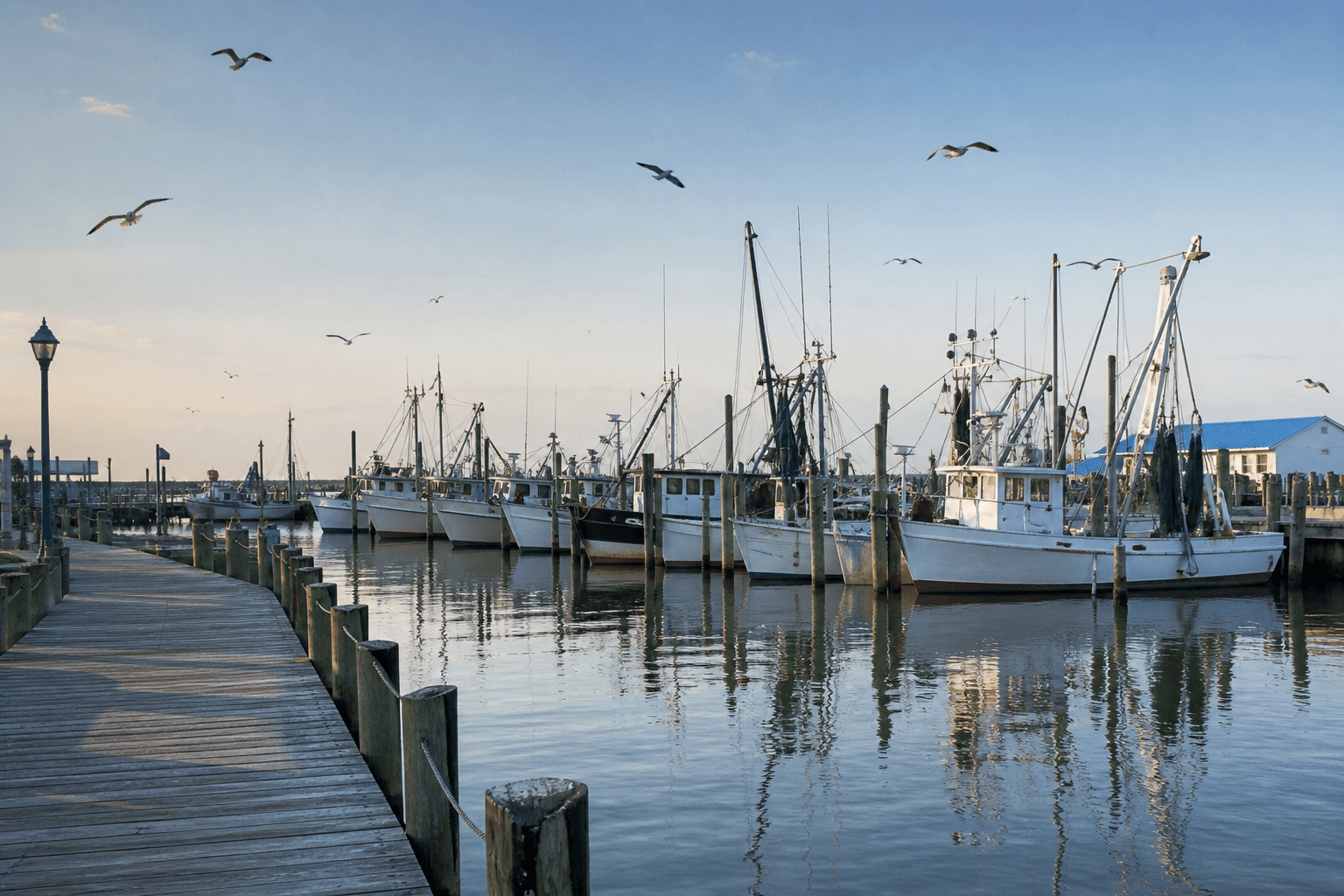 Ocean City marina morning lookout: boats, birds, and a calm first hour — Beach Blog photo, Ocean City, Maryland