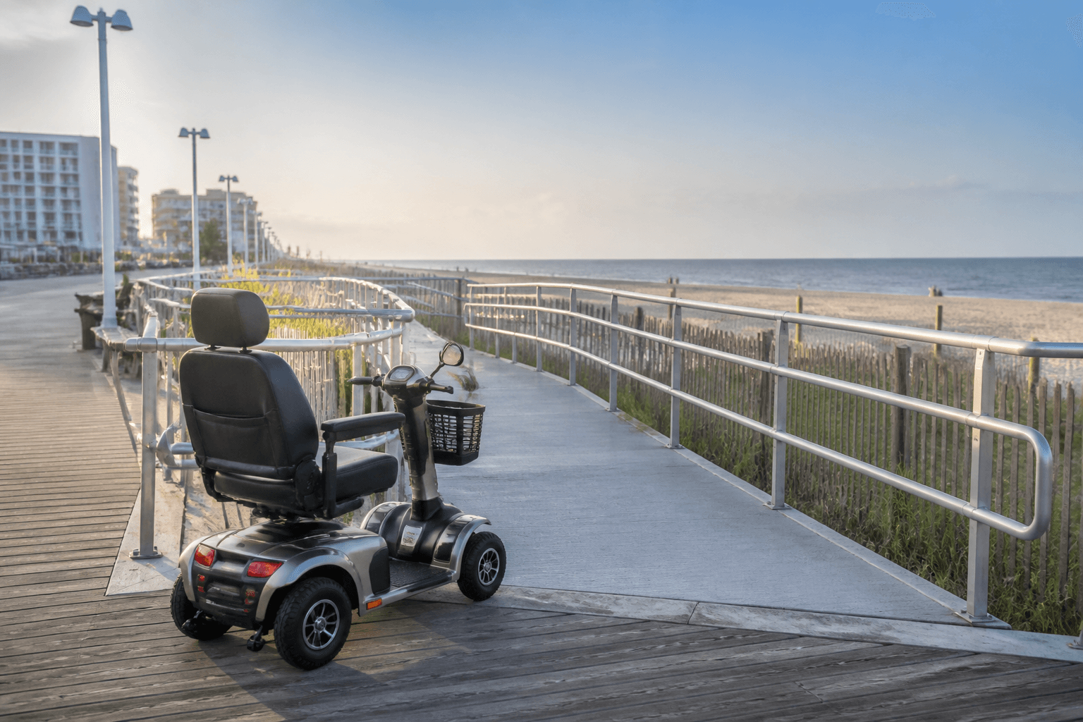 Renting a mobility scooter in Ocean City: the trip plan before delivery — Beach Blog photo, Ocean City, Maryland