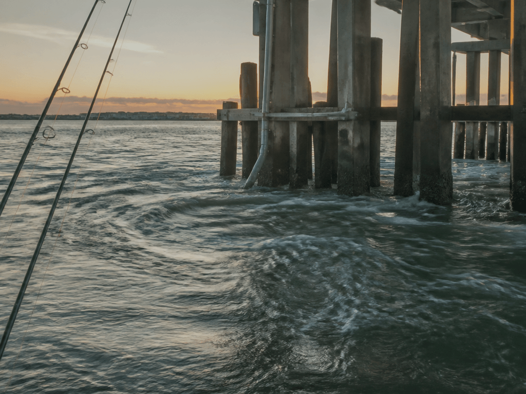 Ocean City moving-water habit: fish the tide push, not the pretty slack postcard — supporting Beach Blog photo, Ocean City, Maryland