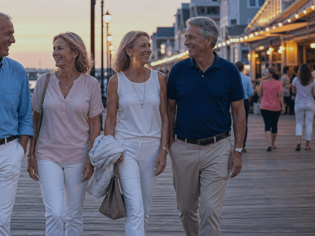ocean city nightlife sunset plan — supporting Beach Blog photo, Ocean City, Maryland