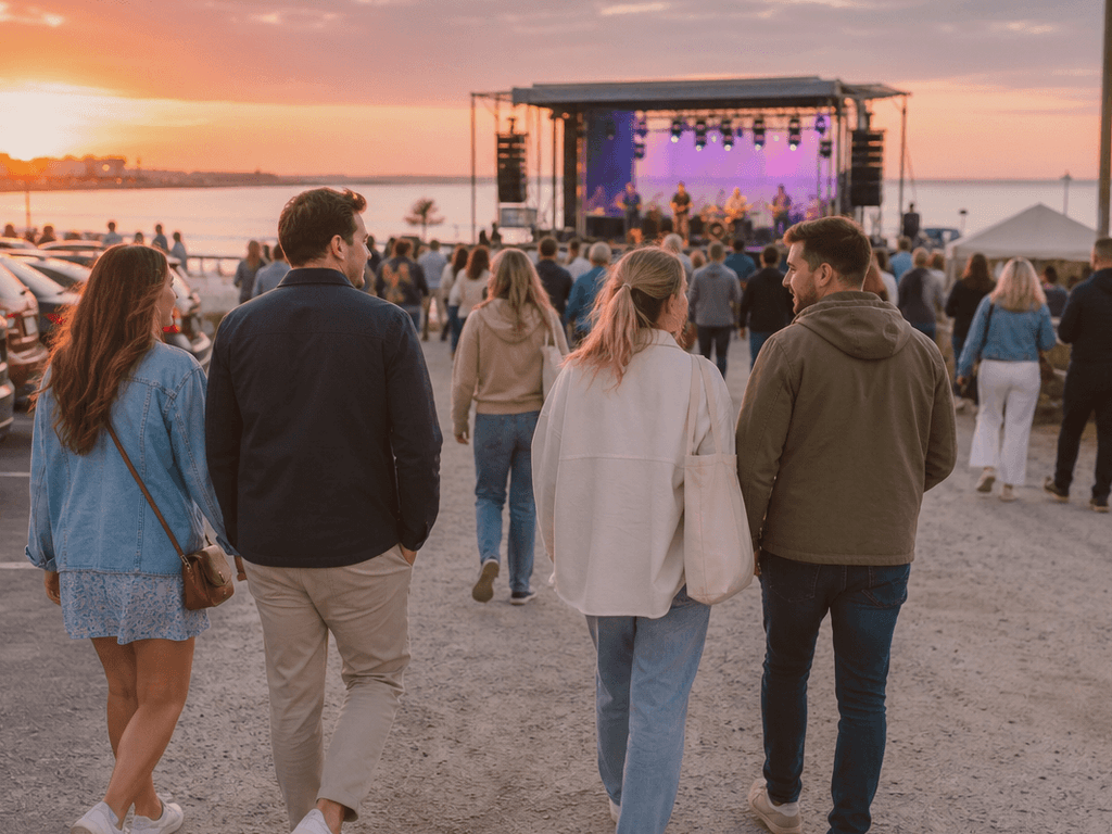 Ocean City park-and-walk concert night: let the exit plan lead — supporting Beach Blog photo, Ocean City, Maryland