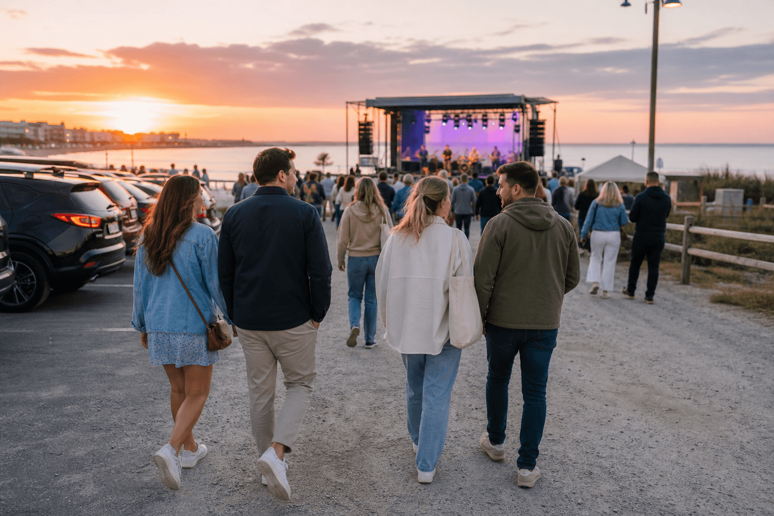 Ocean City park-and-walk concert night: let the exit plan lead — Beach Blog photo, Ocean City, Maryland